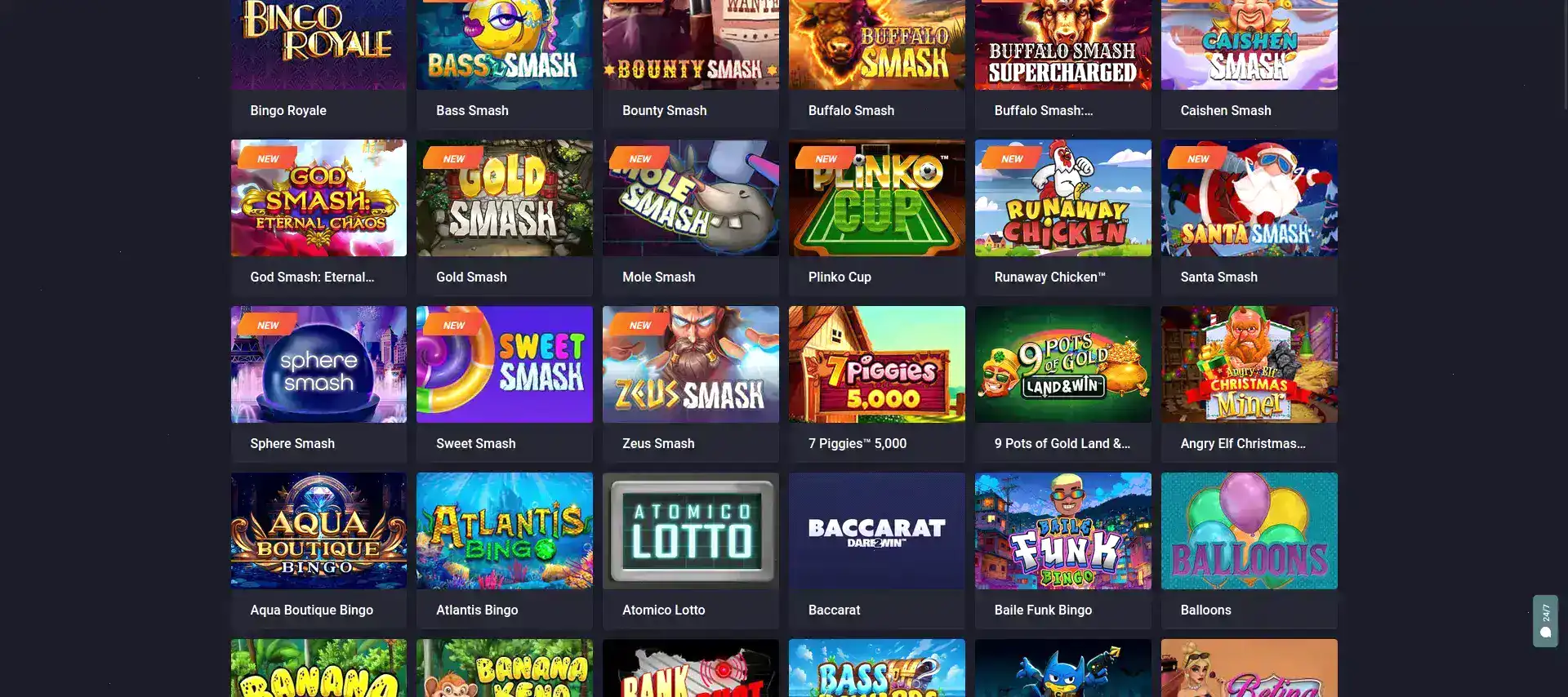 Процесс вывода средств в казино Эномо, интерфейс кабинета